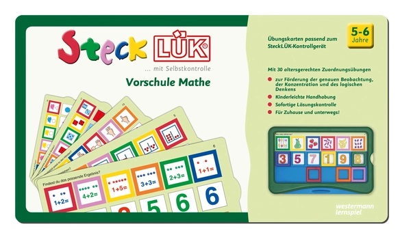 SteckLÜK-Übungsblock Vorschule Mathe, 5-6 Jahre