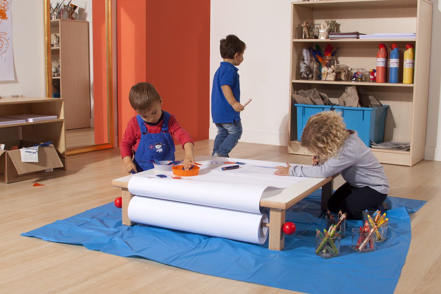Mal- und Kreativpodest, 2-3 Jahre