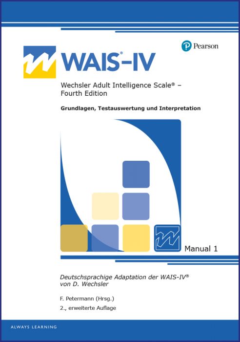 WAIS-IV Gesamtsatz - Deutsche Fassung, ab 16 Jahre