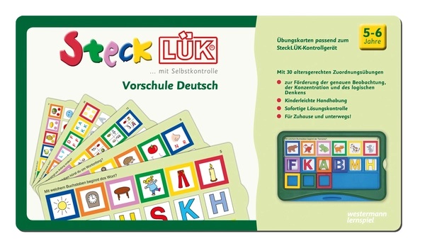 SteckLÜK-Übungsblock Vorschule Deutsch, 5-6 Jahre