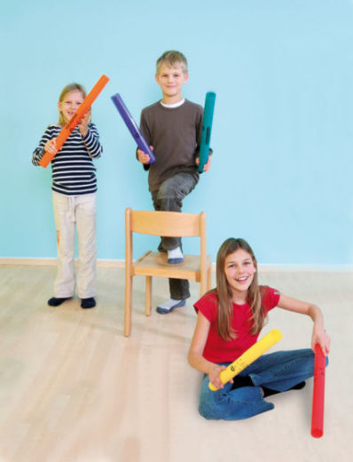 Boomwhackers®, diatonischer Satz, Set mit 8 Röhren