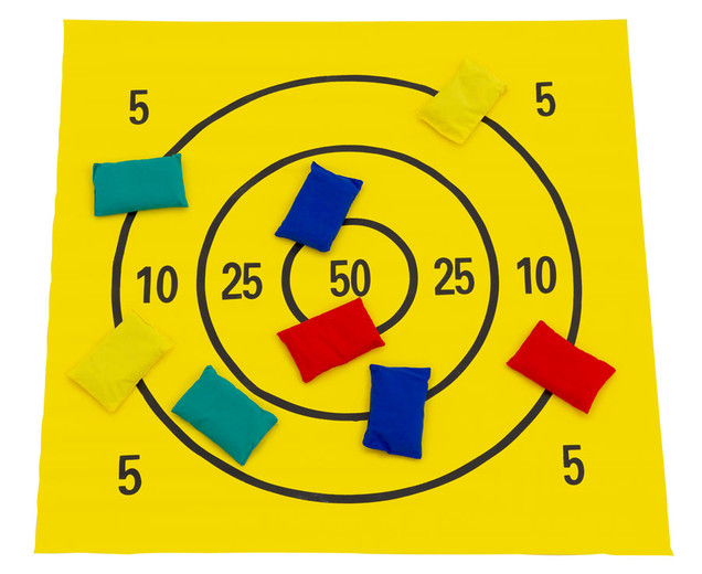 Zielmatte 100 cm, Wurfspiel, 6-14 Jahre
