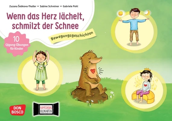 Wenn das Herz lächelt, schmilzt der Schnee, Kamishibai Bildkartenset, 4-10 Jahre
