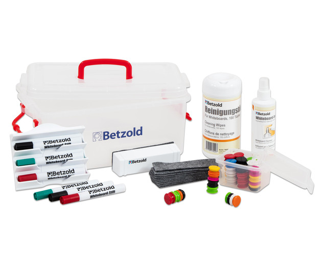 Whiteboard-Set inkl. praktischer Materialbox