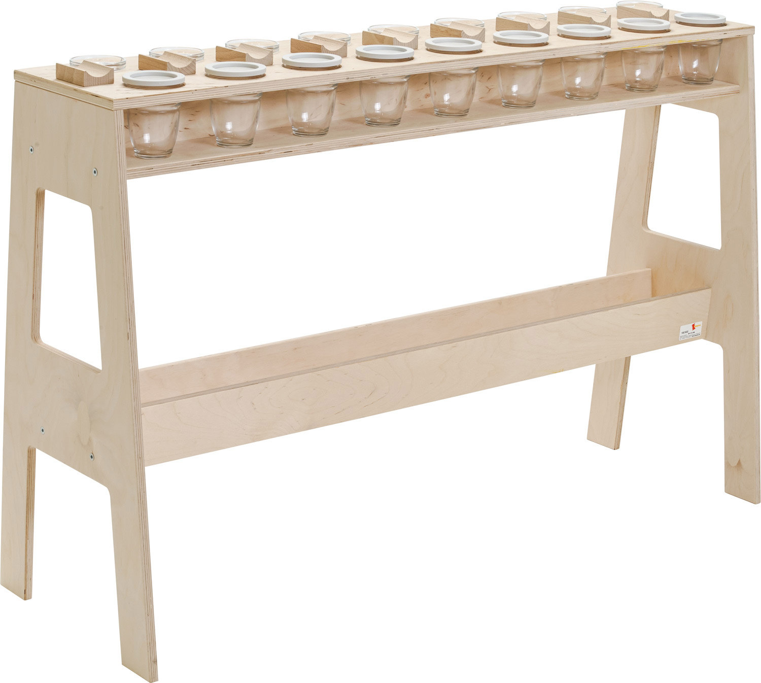 Farbpalettentisch, Gesamthöhe 76 cm