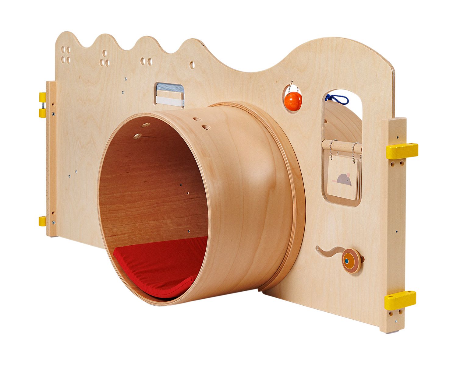 Pamini Spielwand mit Rundtunnel