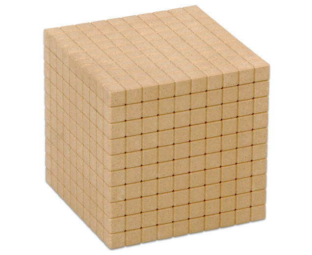 Dienes Tausenderwürfel ReWOOD® natur