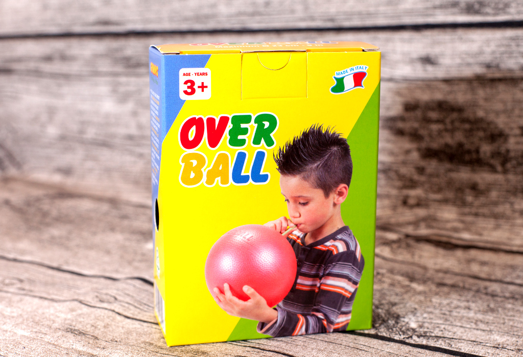 Gymnic Overball 23 cm, rot, bis 80 kg