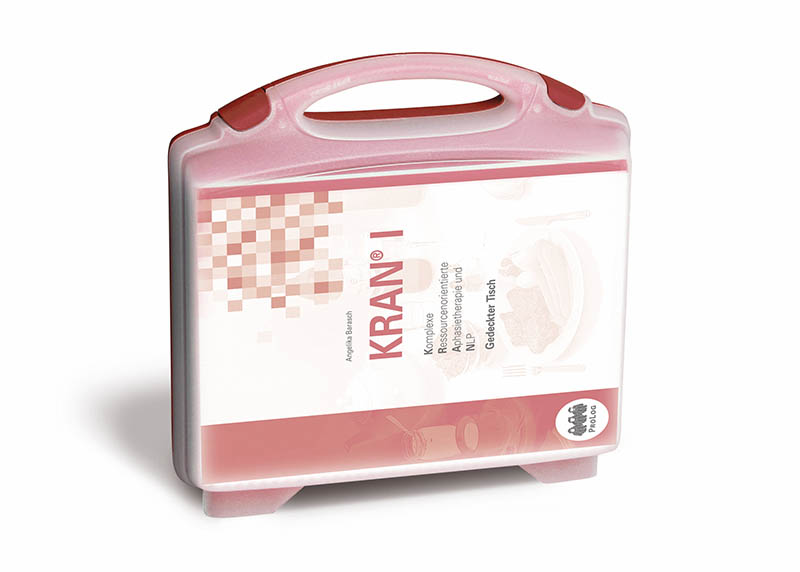 KRAN®Koffer I Gedeckter Tisch, Aphasie-Übungsmaterial
