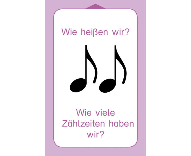 Allgemeine Musiklehre, 47 Übungskarten