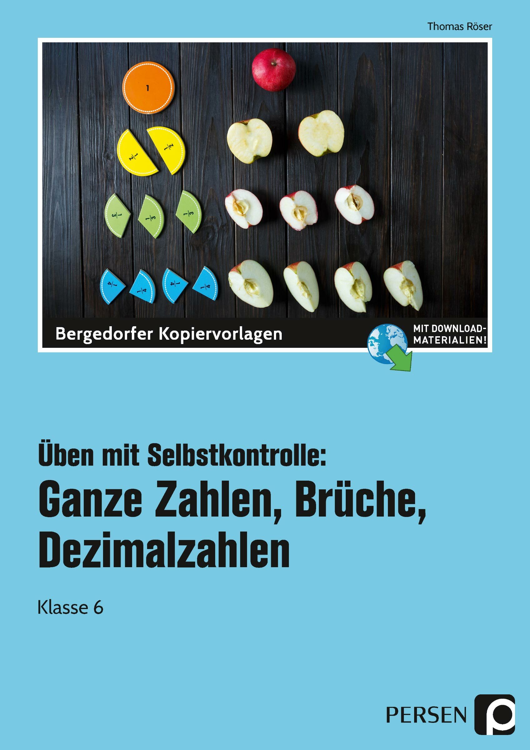 Üben mit Selbstkontrolle: Brüche, Buch, Klasse 6