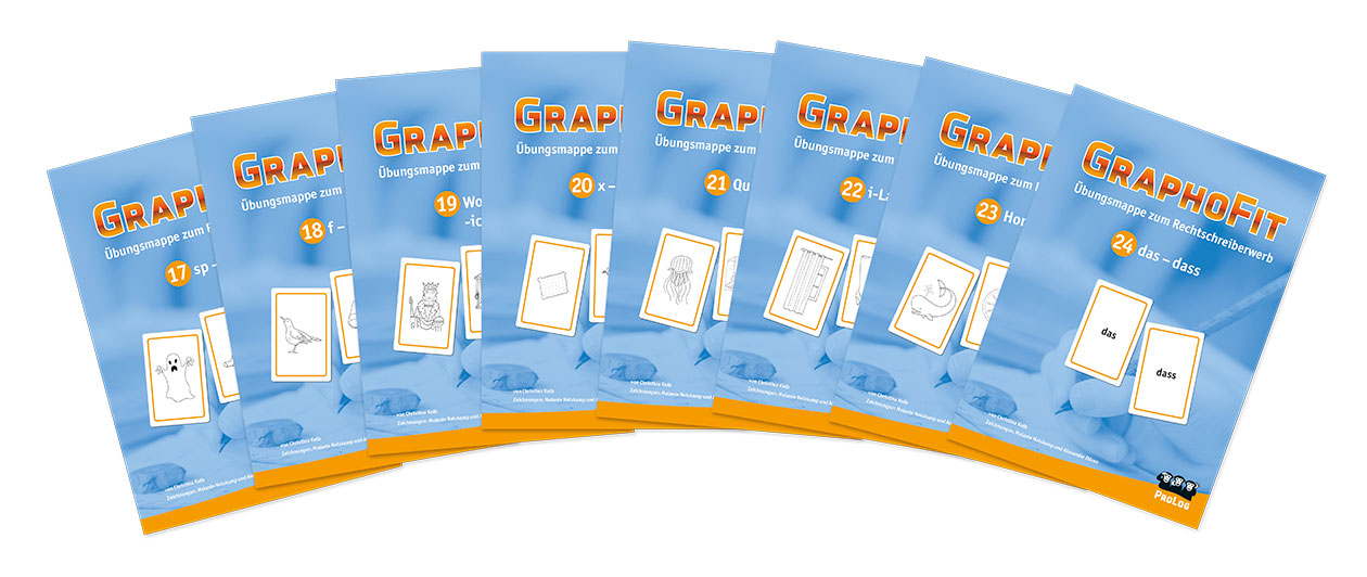GraphoFit-Übungsmappen-Komplettpaket der 8 neuen Mappen 17-24