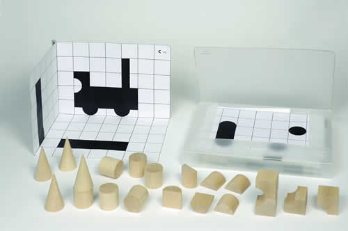 Schattenbauspiel neue Formen, ab 6 Jahre
