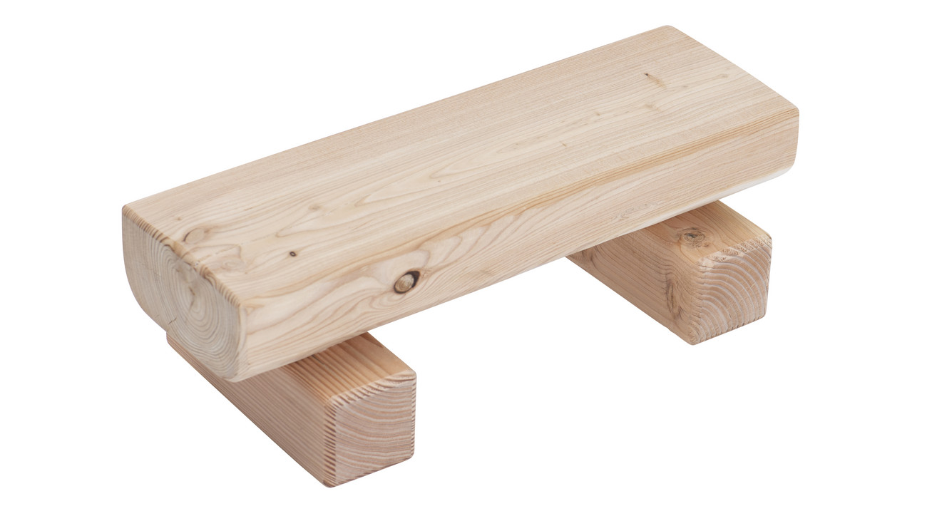 Kleine Sitzbank für Kinder "Stammplätzchen Horsti", aus Holz, 17,5 x 55 x 20 cm