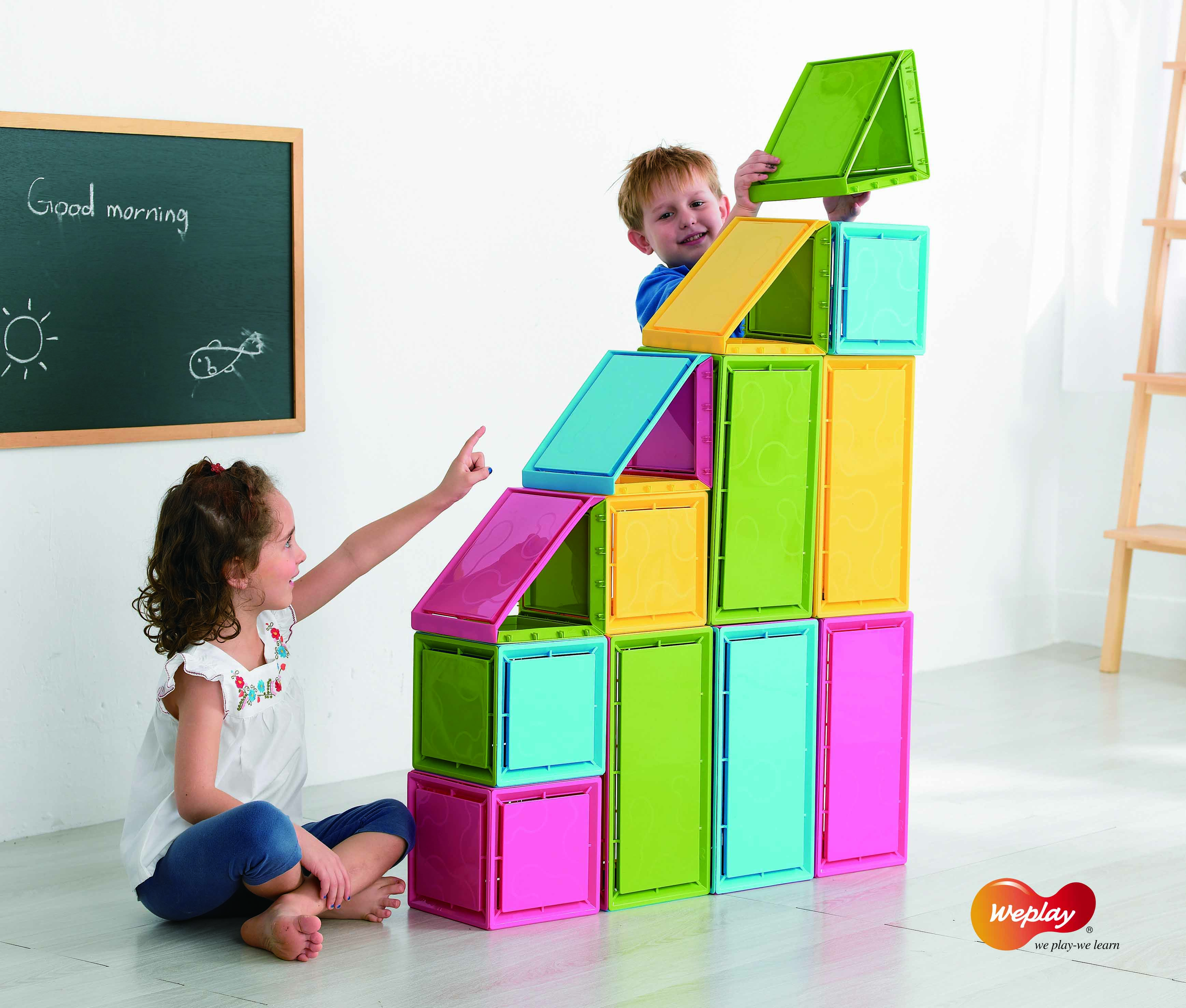 Stacking Blocks, Bauplatten-Set, ab 4 Jahre