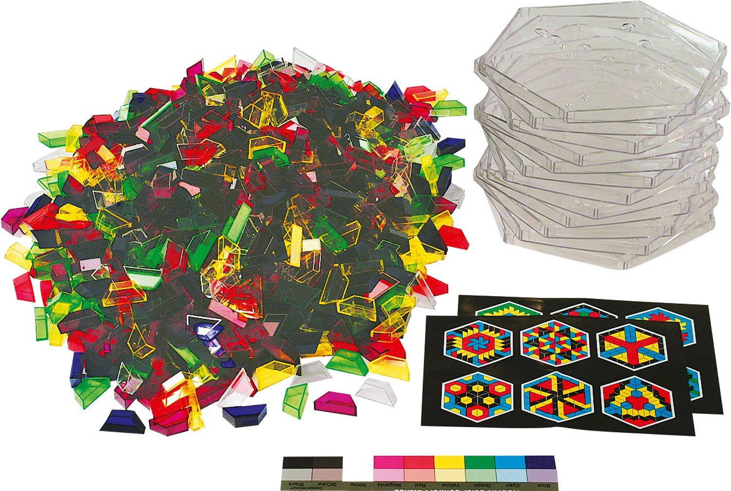 Prismo Trapezspiel mit 22cm-Legerahmen 12er-Set transparent (Großpackung)