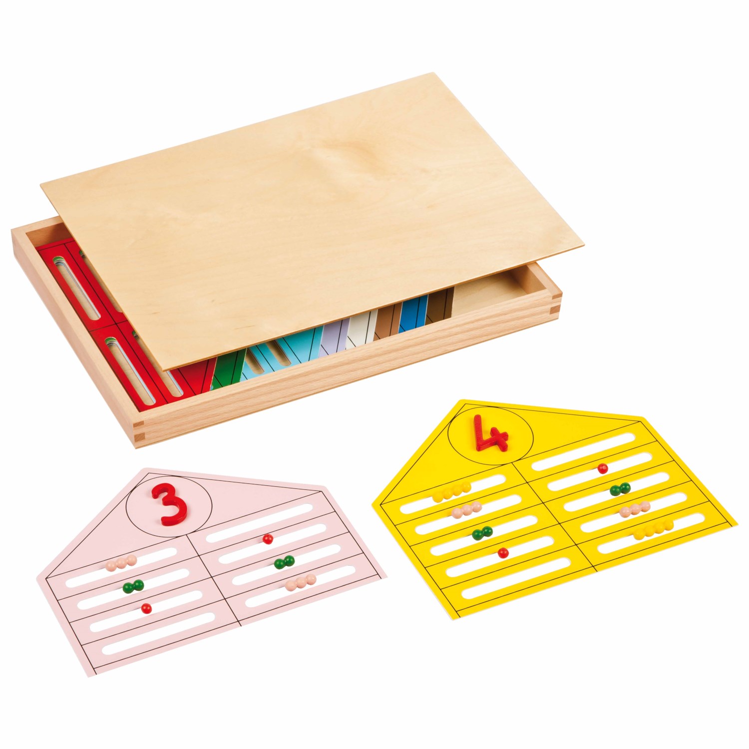 Perlenhäuser, Mathe-Lernmaterial