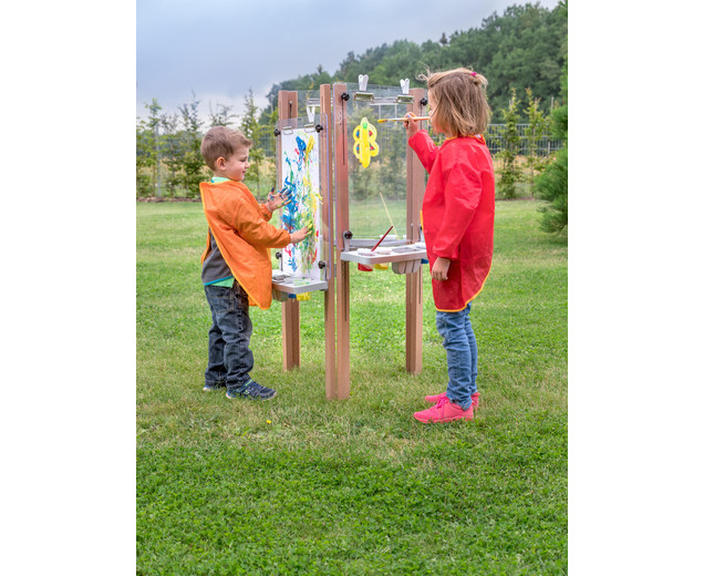 3-seitige Staffelei für draußen, 3-10 Jahre