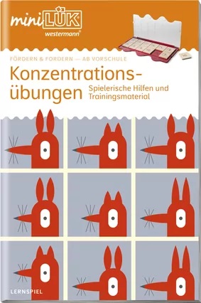 miniLÜK Konzentrationsübungen, Heft, Vorschule bis 2. Klasse