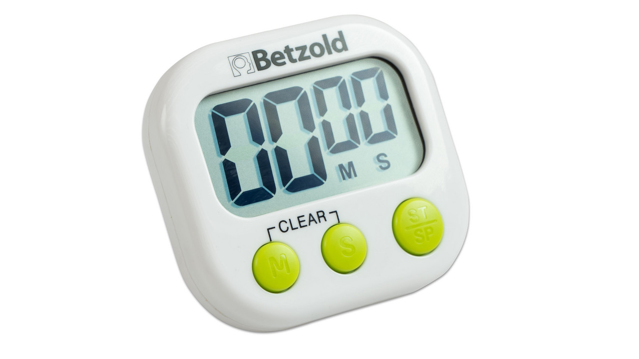 Zeitdauer-Uhr ?Timello?, mit Standfuß und Magnet