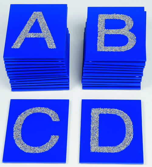 Tastplatten Großbuchstaben ABC
