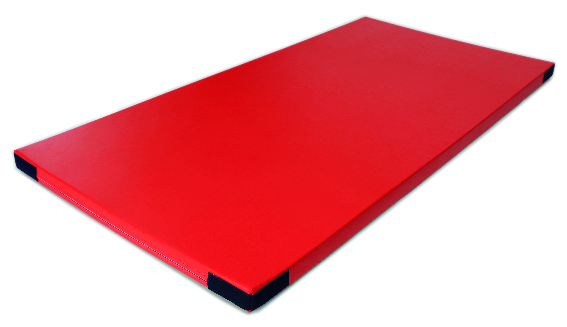 Fallschutzmatte FSM 160/60, 150x100 cm rot mit Klettecken