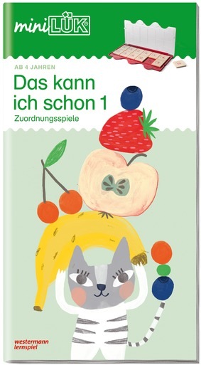 miniLÜK Das kann ich schon 1, Übungsheft, 4-6 Jahre