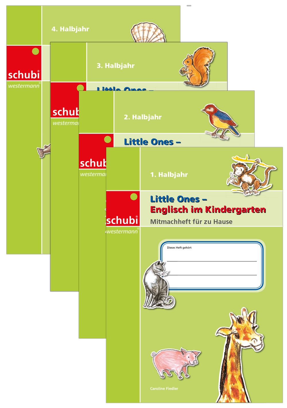 Little Ones - Englisch im Kindergarten, 4 Mitmachhefte für zu Hause, 4-7 Jahre