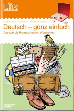 LÜK Deutsch - ganz einfach 1, Heft mit einfachen Wortschatzübungen, 1.-4. Klasse
