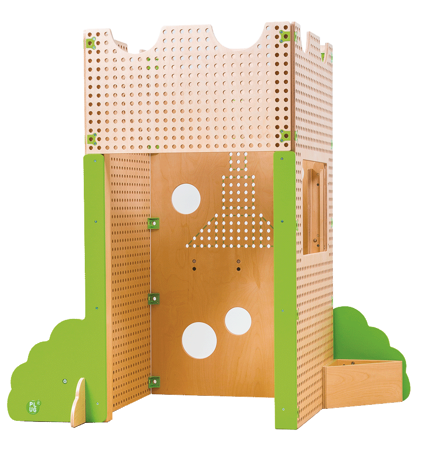 Plug it - Activity Spielhaus Set, inkl. Rahmen-Set
