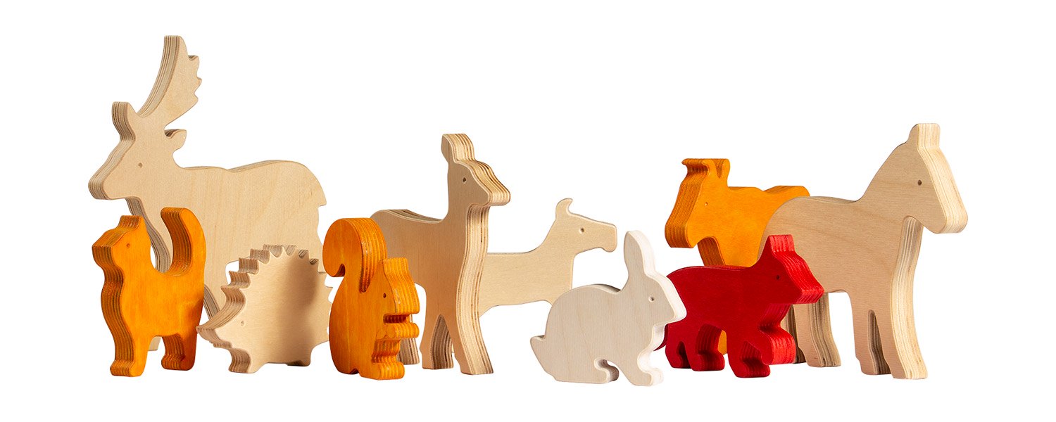Spielfiguren Waldtiere