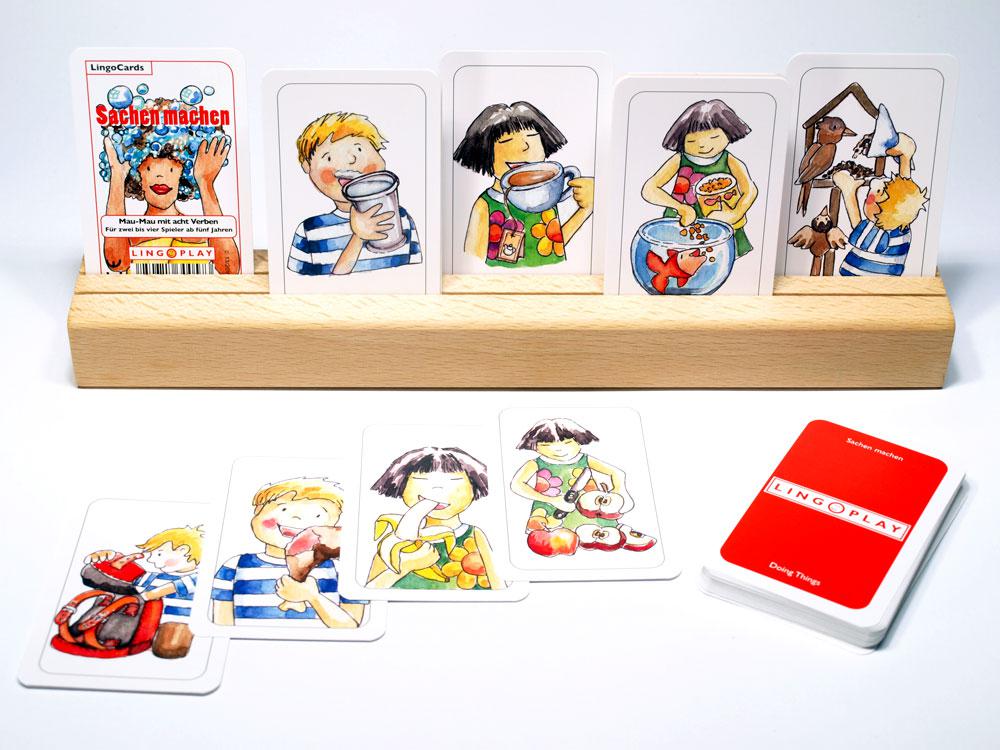 LingoCards Sachen machen, Wortschatz-Spiel, ab 5 Jahre