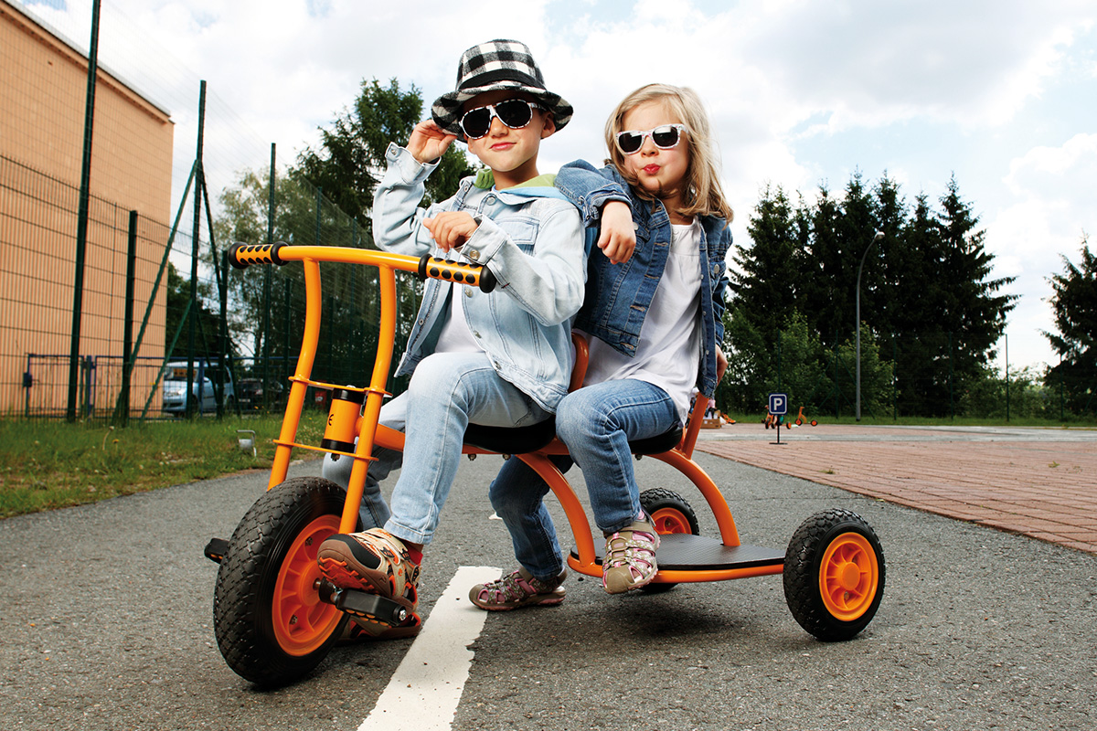 TopTrike Kinder-Taxi, Dreirad, 3-8 Jahre