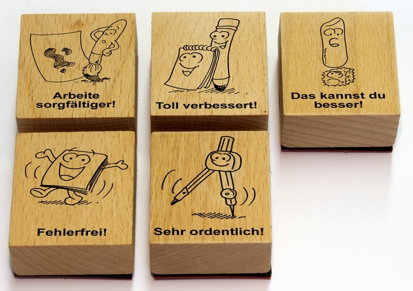 Das Grundschul-Korrekturstempel-Set