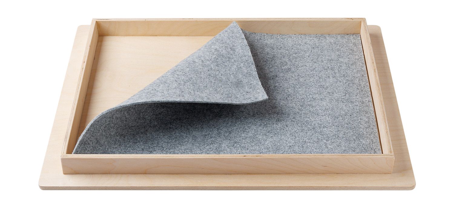 Projekttablett mit Filz, 50c36x3,8 cm