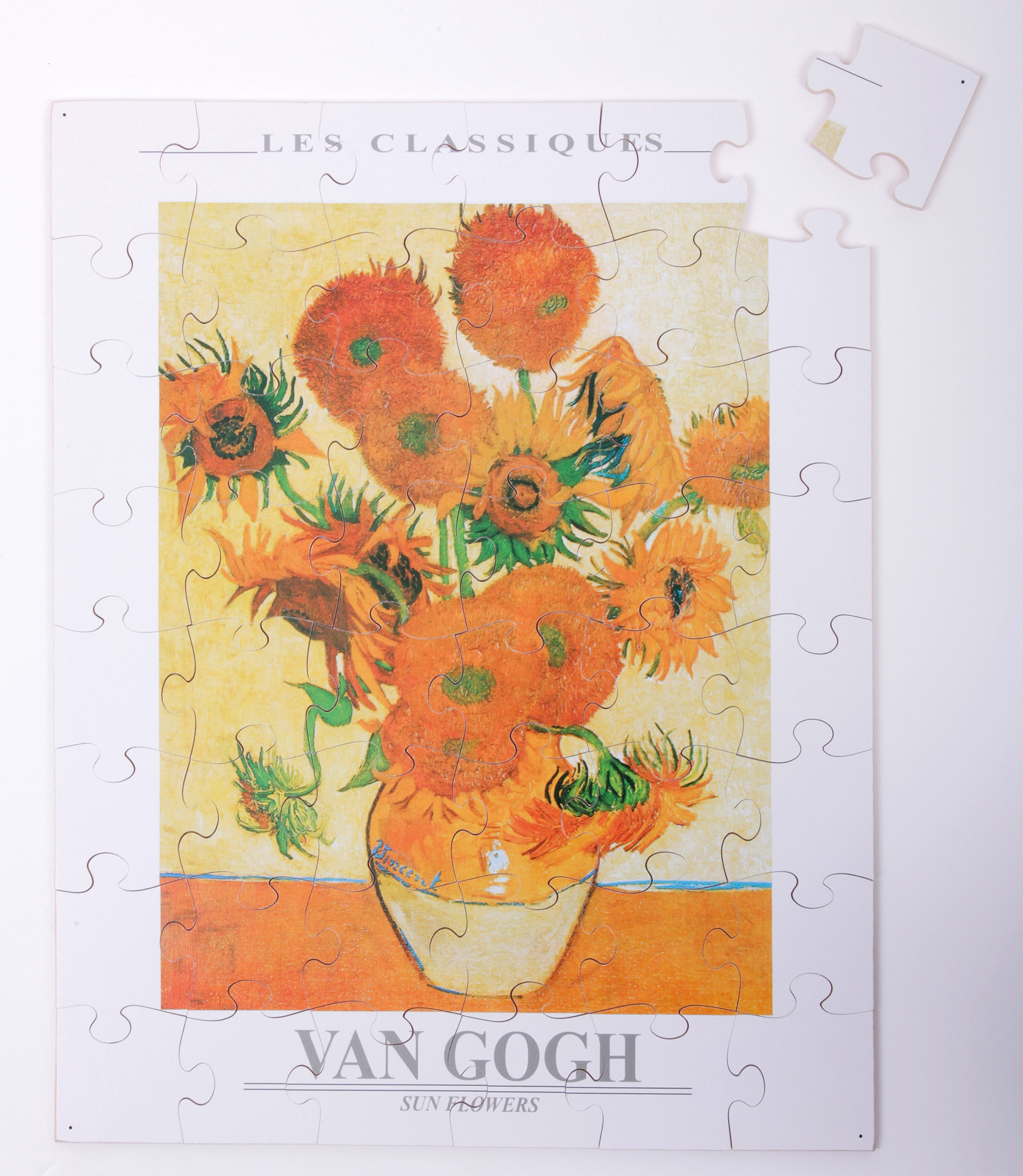 Sonnenblumen von van Gogh, Holzpuzzle