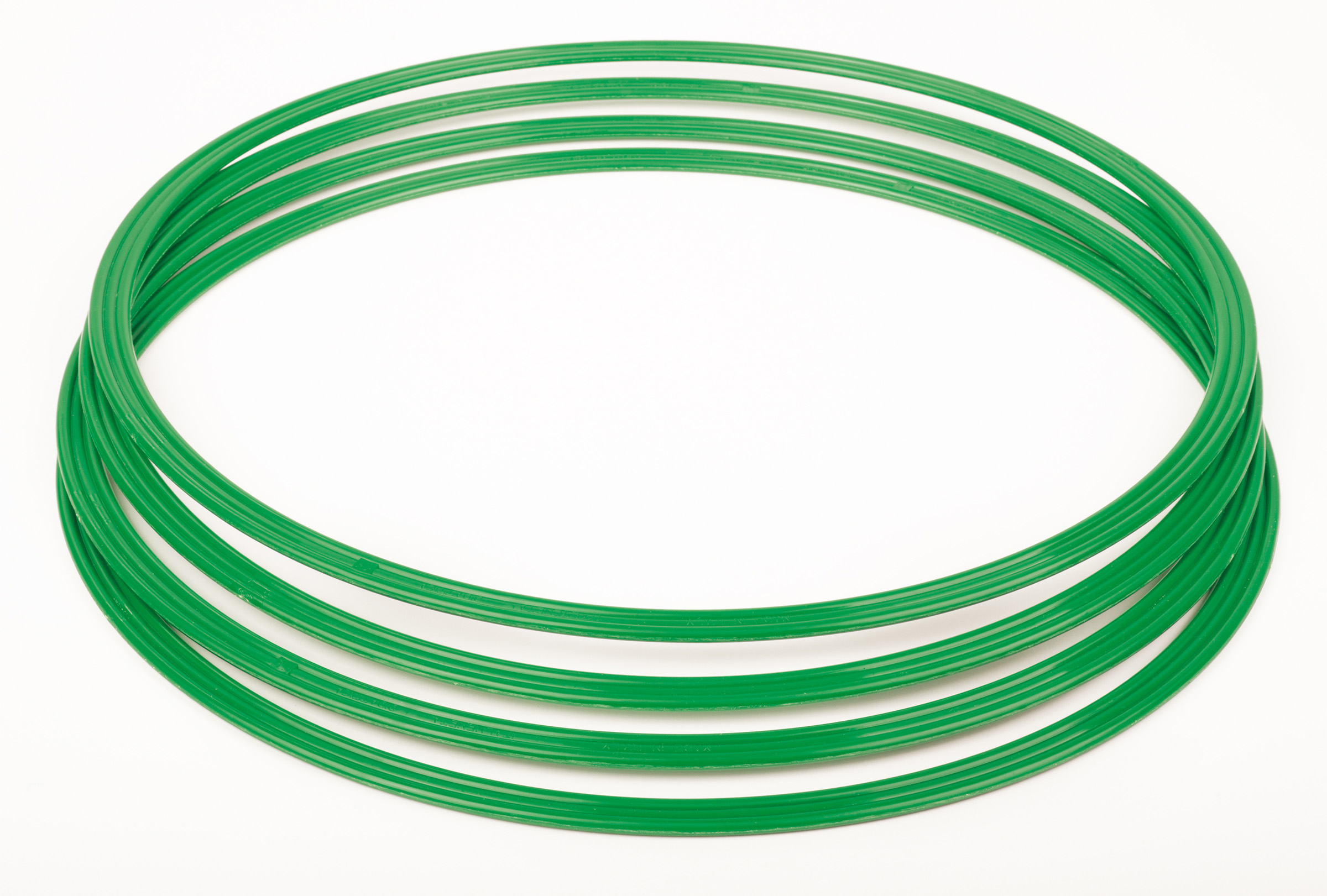Gymnastik-Reifen, Flachreifen 40 cm grün (4 Stück)