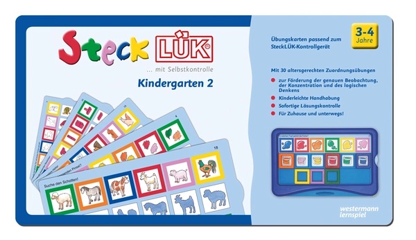 SteckLÜK-Übungsblock Kindergarten 2, 3-4 Jahre