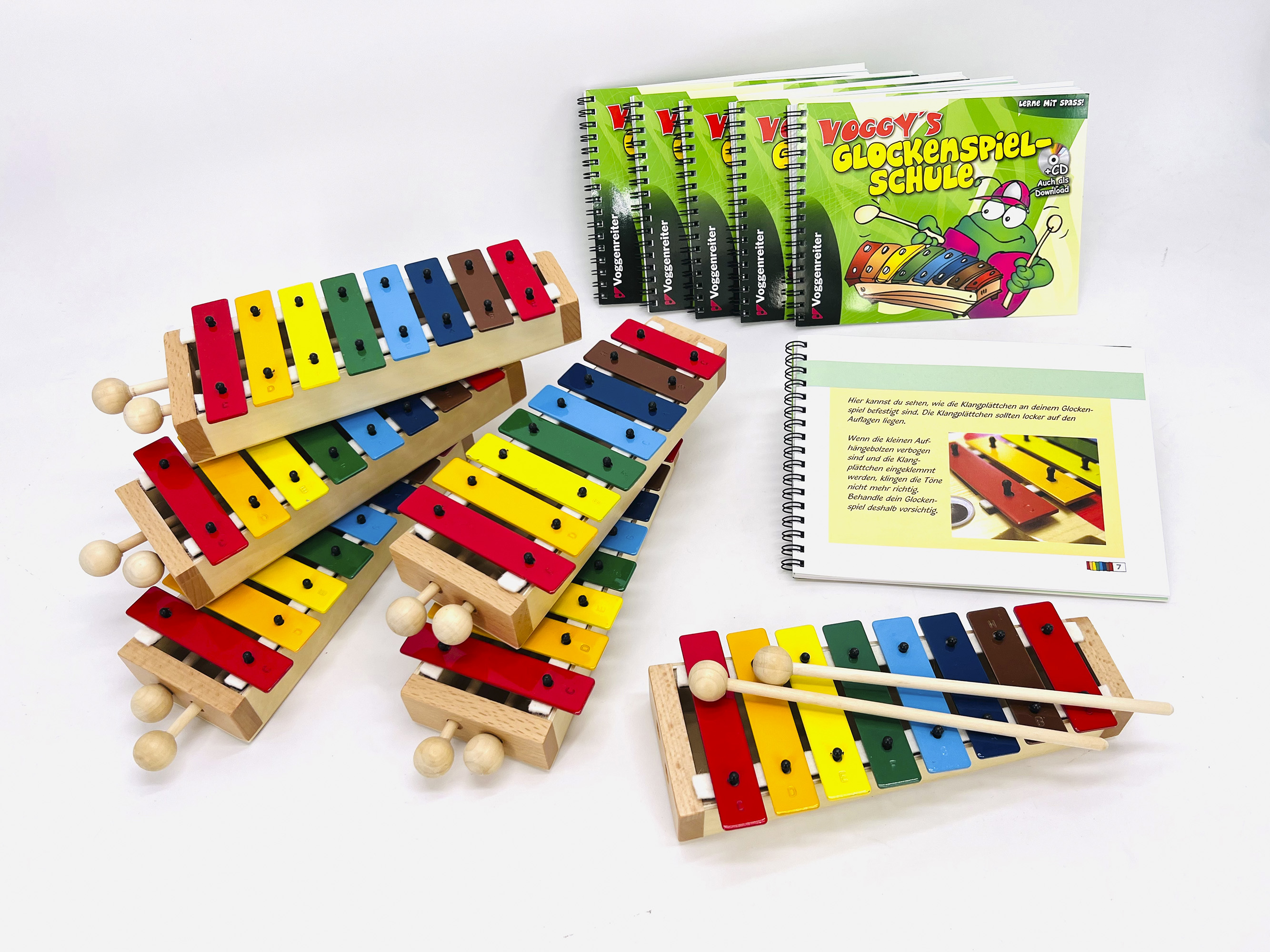 Mein erstes Glockenspiel-Set für den Kindergarten und die Schule