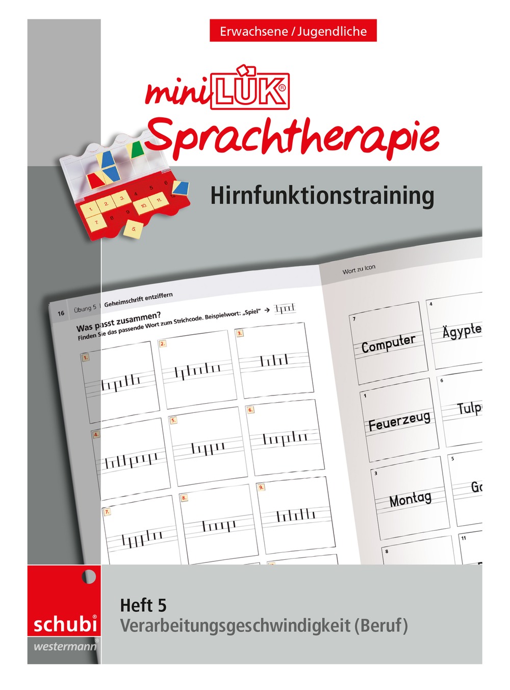 miniLÜK-Sprachtherapie - Hirnfunktionstraining, Heft 5, ab 16 Jahre
