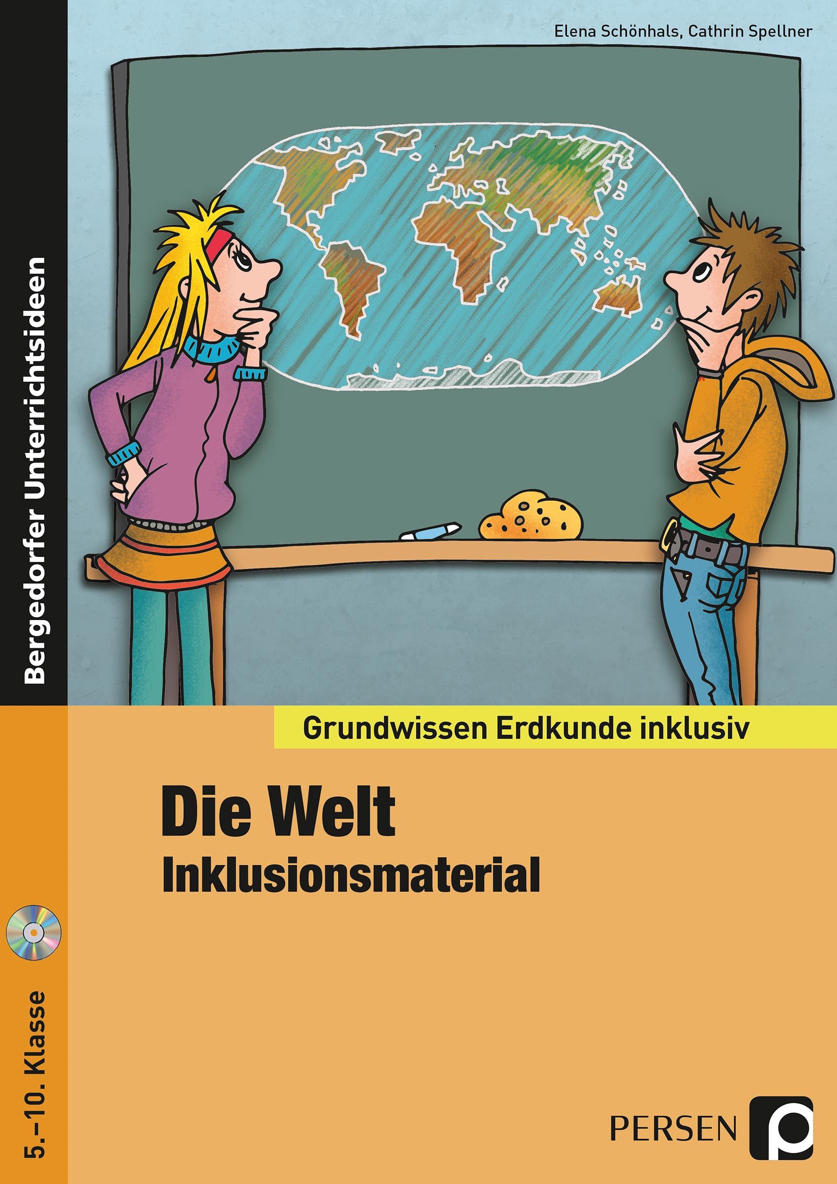 Die Welt - Inklusionsmaterial Erdkunde, Buch inkl. CD, 5.-10. Klasse