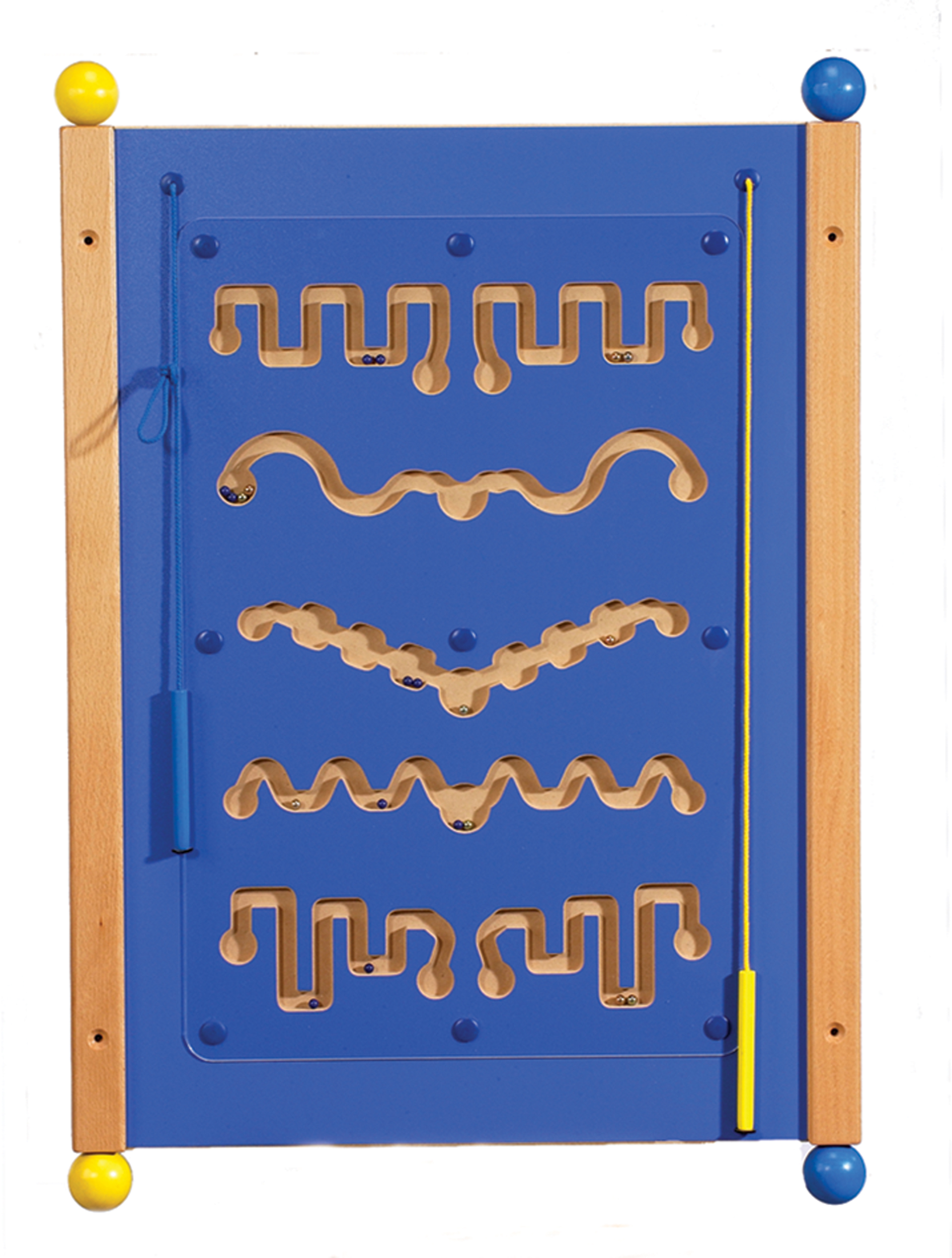 Magnet Rallye Wandelement, 80 x 56 cm blau