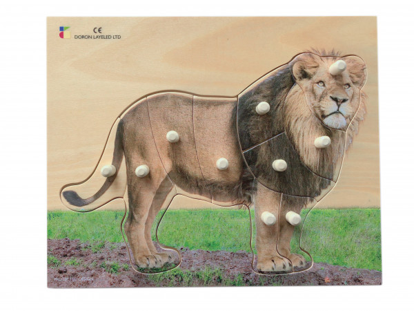 Holz-Puzzle Löwe mit großen Griffen, ab 2 Jahre