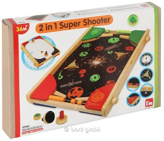 2 in 1 Super Shooter, Tischspiel, ab 3 Jahre