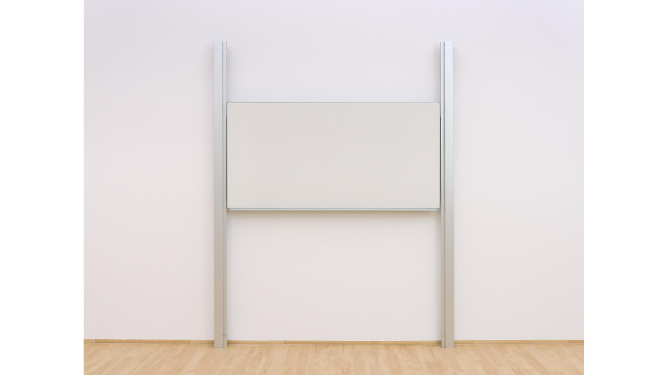 Pylonen-Einflächentafel, 200x100 cm, weiß