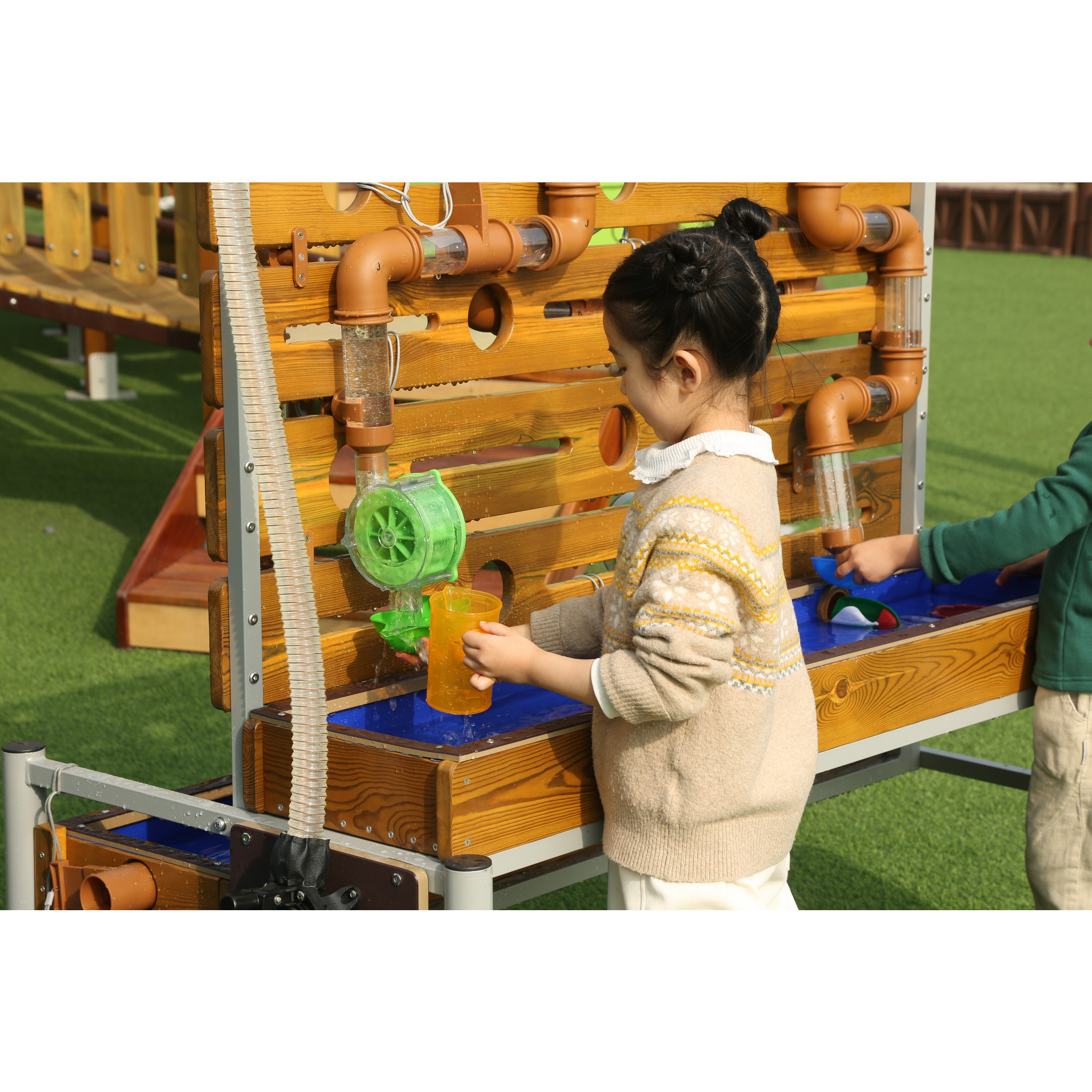 Mobile Outdoor-Wasserspiel-Anlage