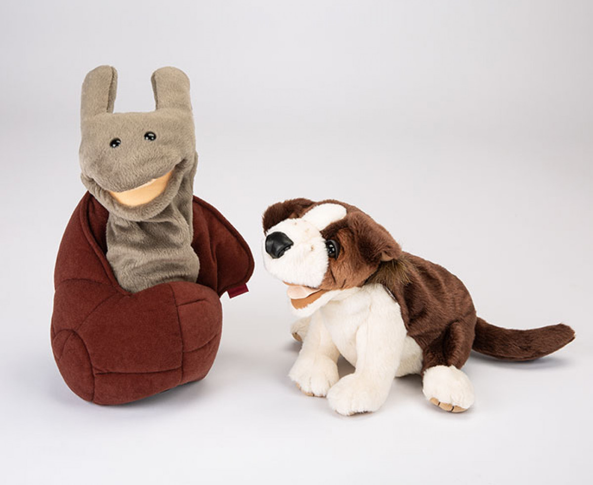 FAUSTLOS - Kindergarten, Handpuppe Hund
