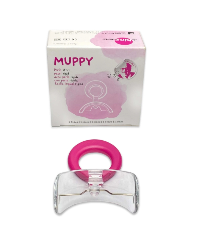 MUPPY Perle I, Mundvorhofplatte, transparent/starr, 93501