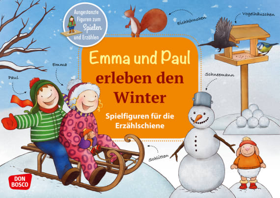 Emma und Paul feiern Advent und Weihnachten, Spielfiguren für die Erzählschiene, 1 bis 5 Jahre