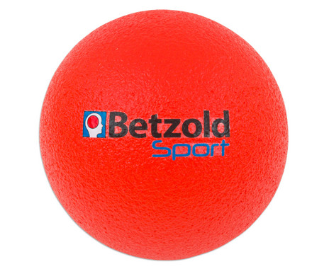 Softball, beschichtet, 15 cm, rot